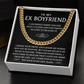 Promise Cuban Chain Necklace for Him Jewelry Gift for Boyfriend Men