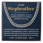 Step Brother Cuban Chain Necklace - Christmas Gift for Stepbrother