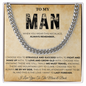 Cuban Chain Necklace for Him Valentines Anniversary Birthday Gift