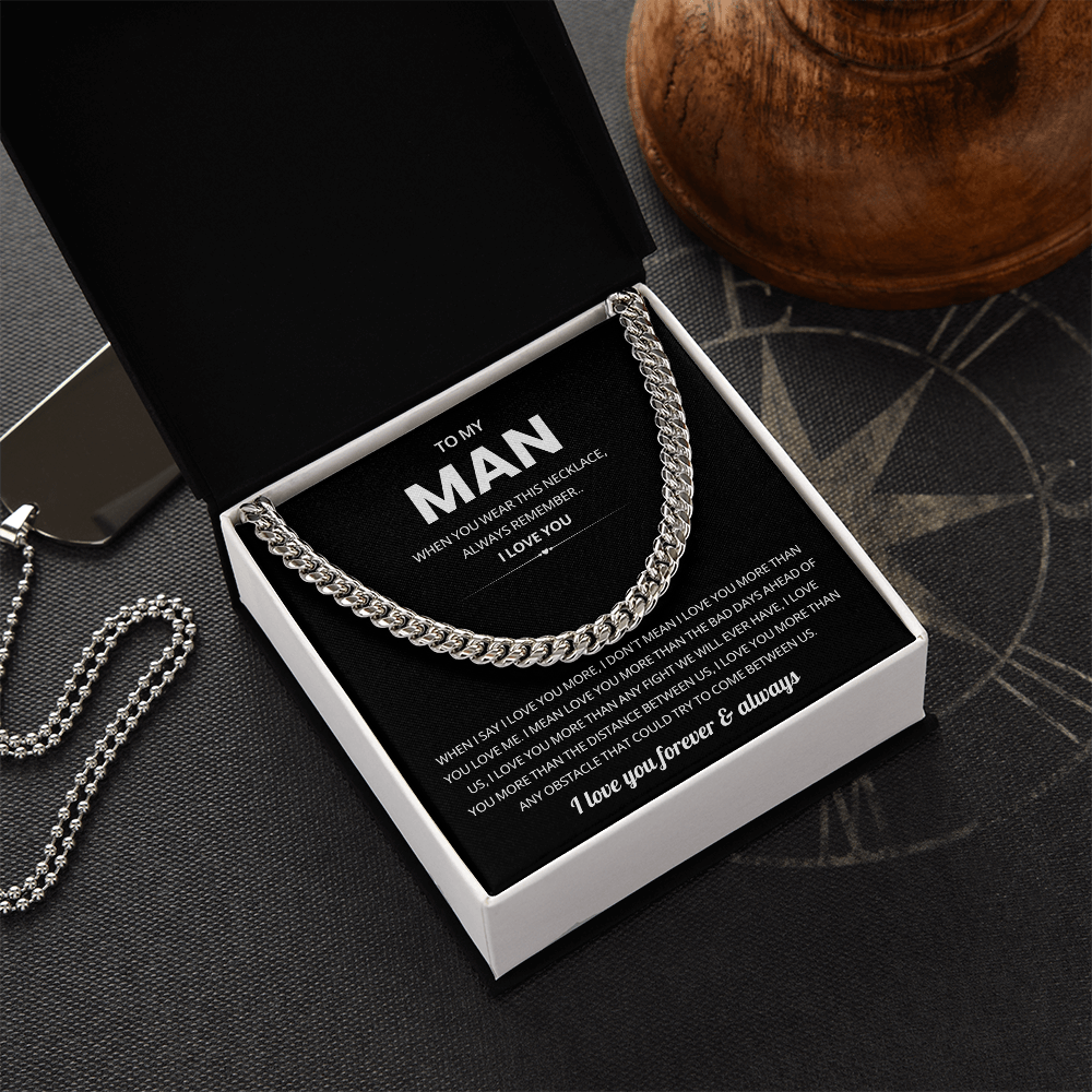 Promise Necklace for Him Gift for Boyfriend Son or Dad