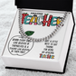 Cuban Chain Necklace Gift for Teacher - Teacher Appreciation Gift
