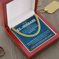 To My Ex-husband - Cuban Chain Necklace Gift for Men With Heartfelt Message