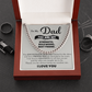 Stylish Cuban Link Chain with Message Card, Gift from Son or Daughter
