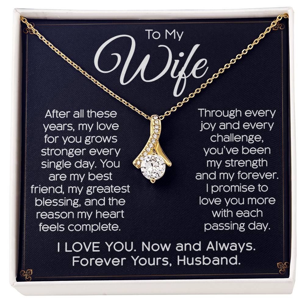 To My Wife - A Love That Grows Stronger Every Day - A Heartfelt Message of Love, Friendship, and Forever Commitment from Your Husband