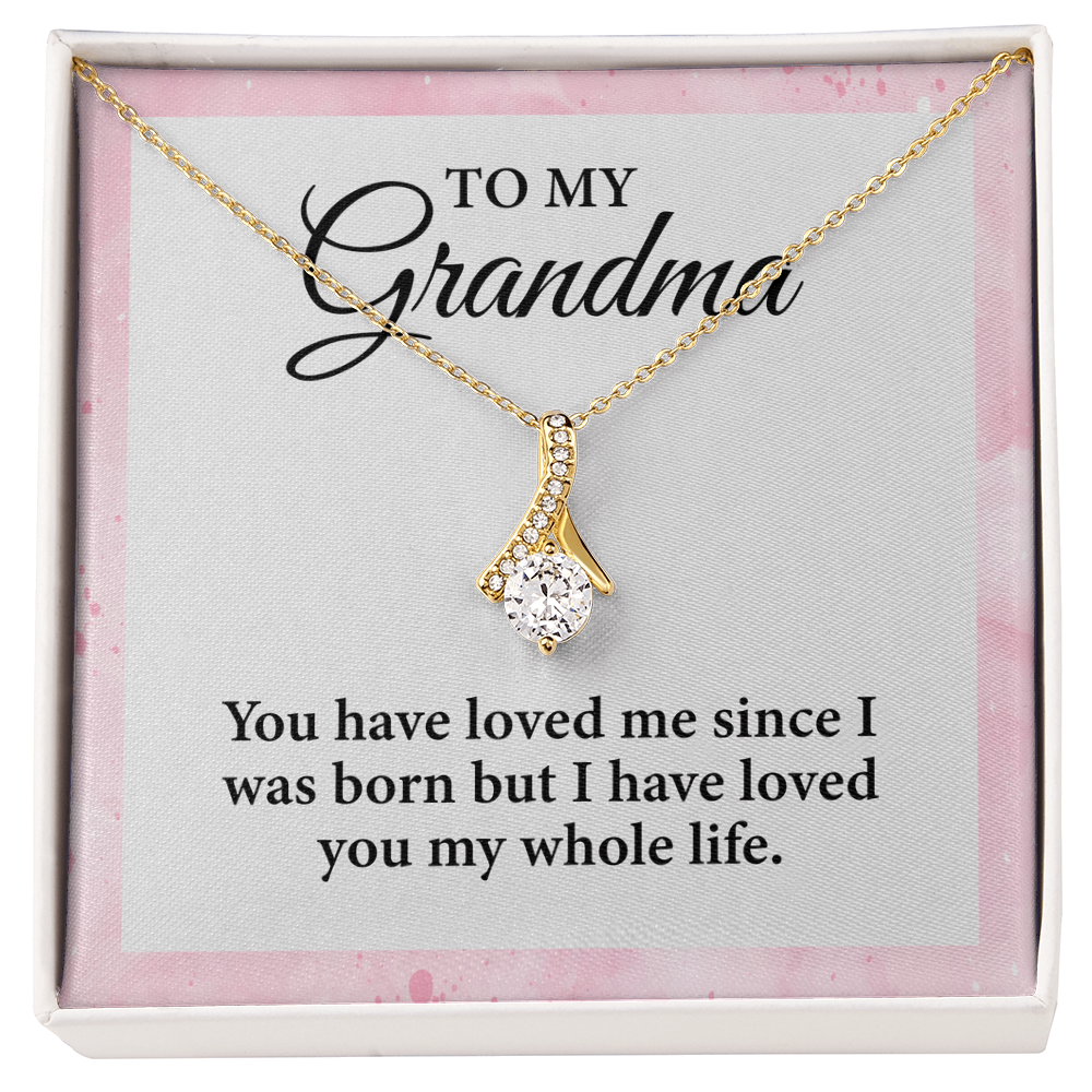 Surprise your grandma with a stunning Alluring Beauty Necklace. A personalized and heartfelt gift to celebrate her love and wisdom.