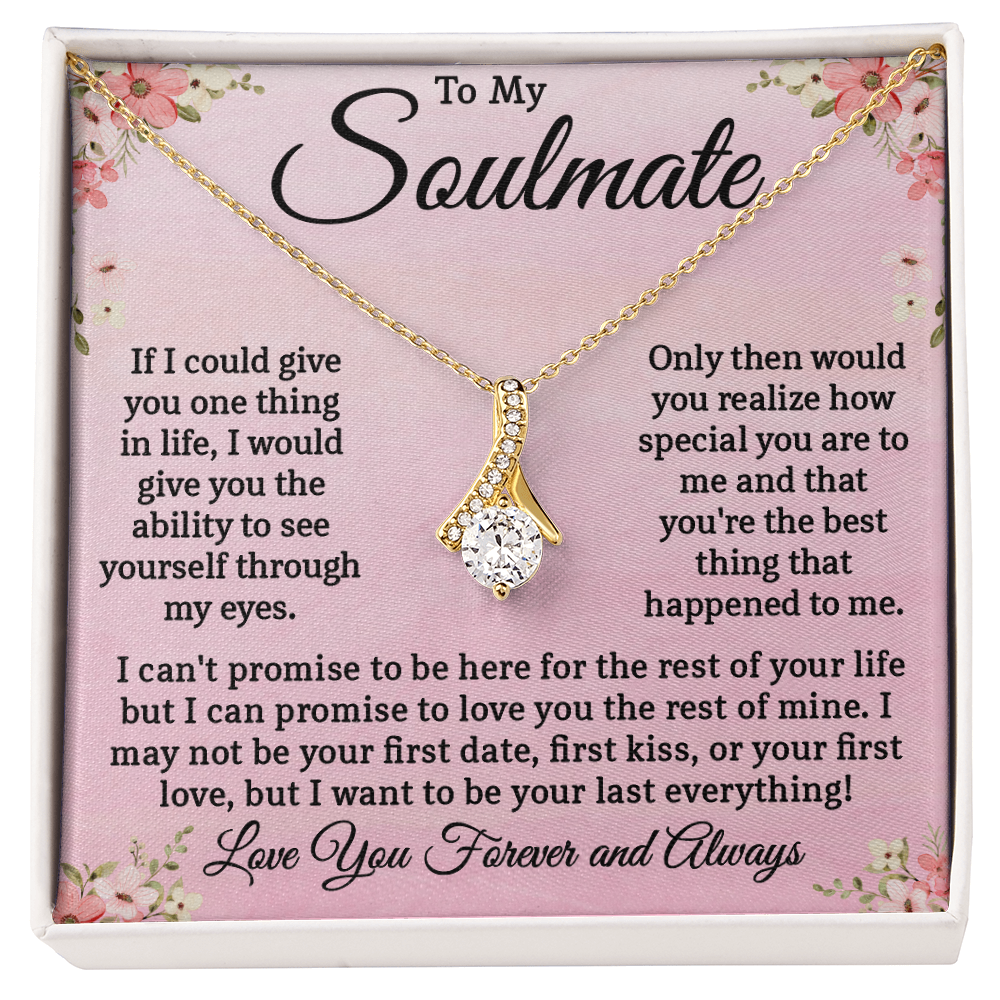My Soulmate Necklace – Meaningful Valentine's Day Gift for Wife, Girlfriend, or Future Wife