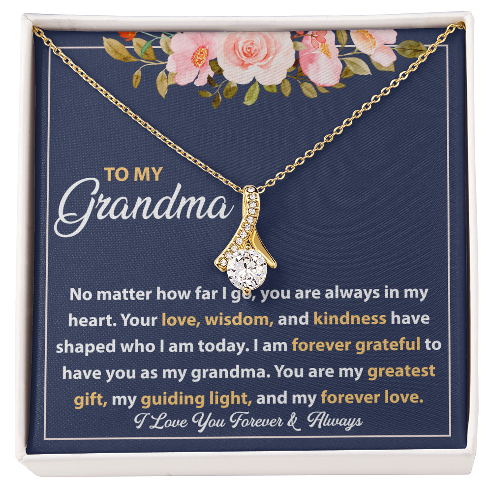 Best Gifts for Grandma – Alluring Beauty Necklace, Thoughtful Personalized Gift for Grandmother