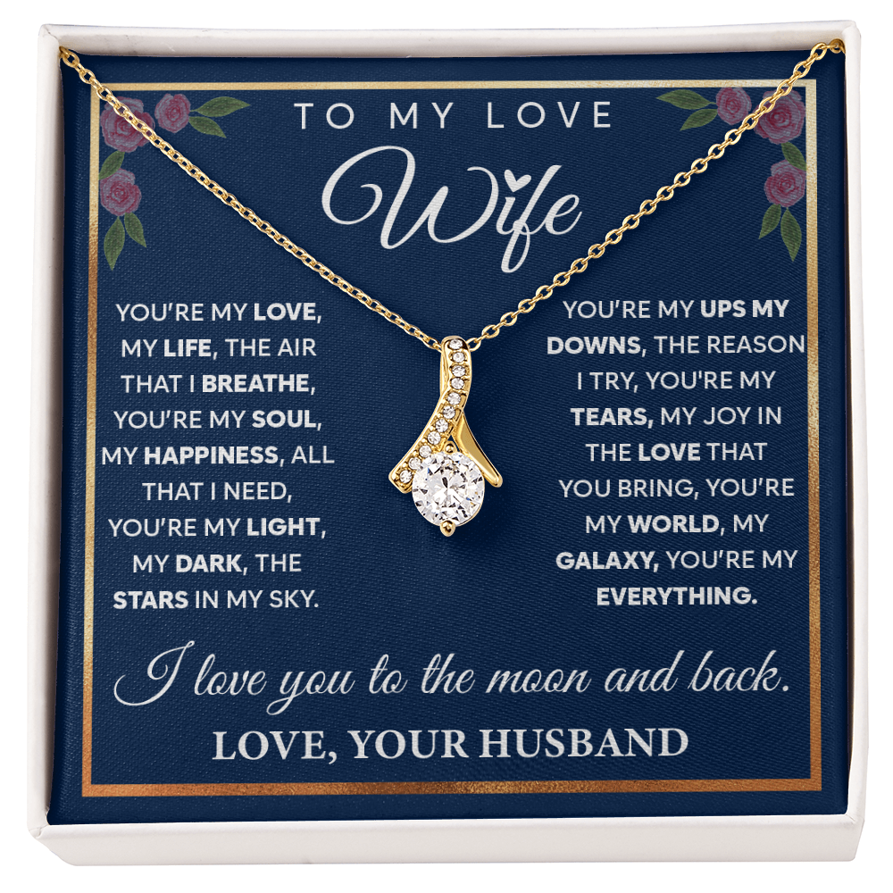 Jewelry for My Wife Alluring Beauty Necklace, Gift for Her Romantic