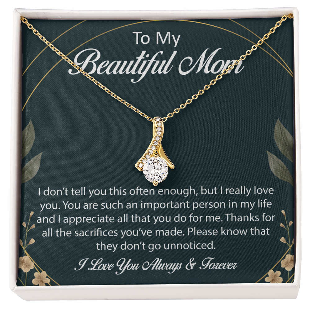 Alluring Beauty Necklace – Meaningful Gift for First-Time Moms