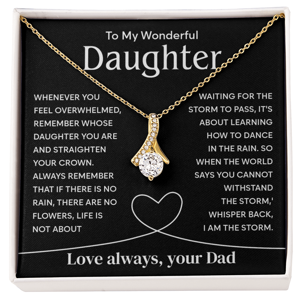 To My Wonderful Daughter - Just Hold This Closed to Feel My Love