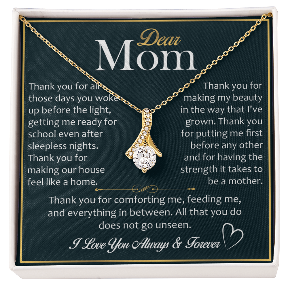 Best Gift for Mom – Alluring Beauty Necklace, A Special Jewelry Gift for New Mom
