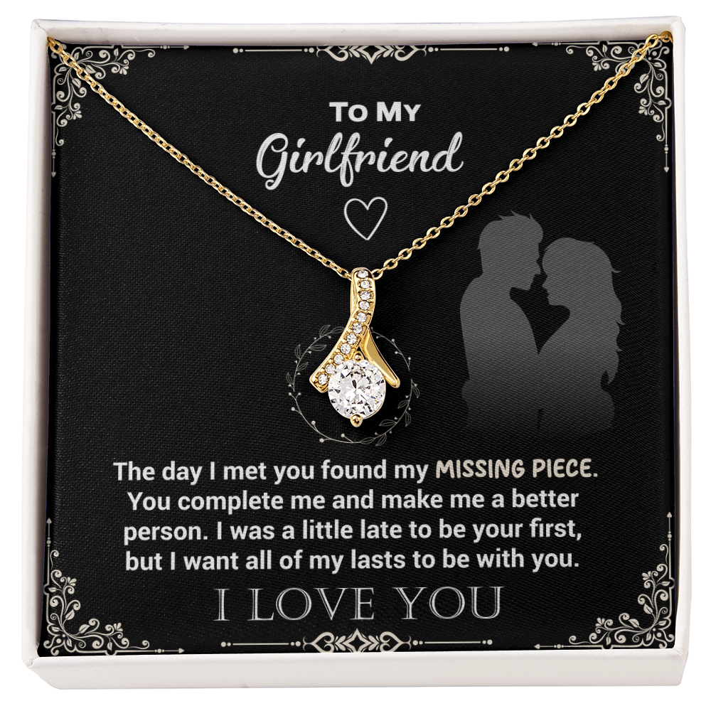 To My Girl - I Found My Missing Piece in You, My Forever Love - Alluring Beauty Necklace