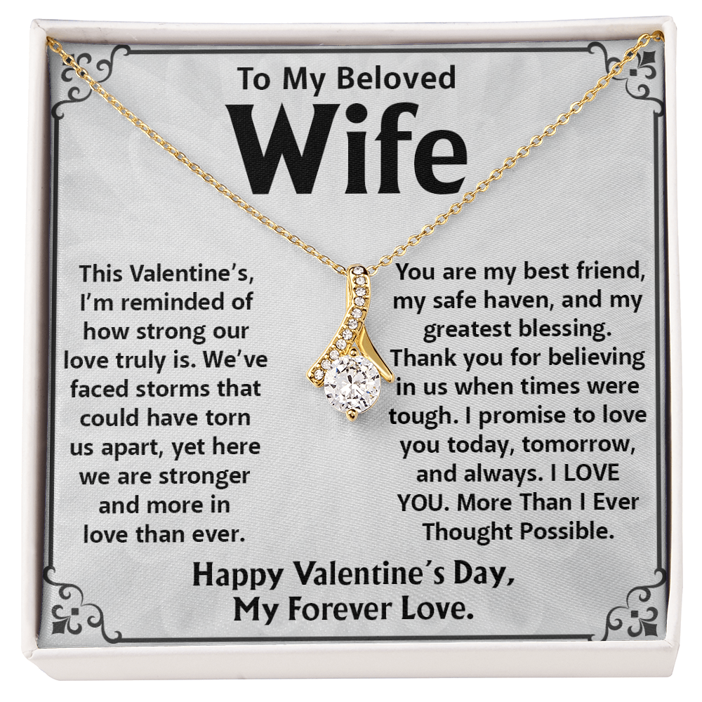 To My Beloved Wife – Best Friend, Safe Haven & Forever Love, Romantic Valentine's Gif