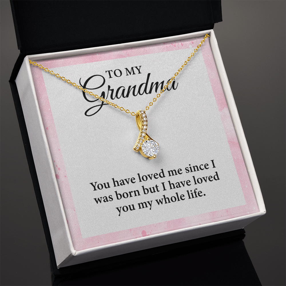 Surprise your grandma with a stunning Alluring Beauty Necklace. A personalized and heartfelt gift to celebrate her love and wisdom.