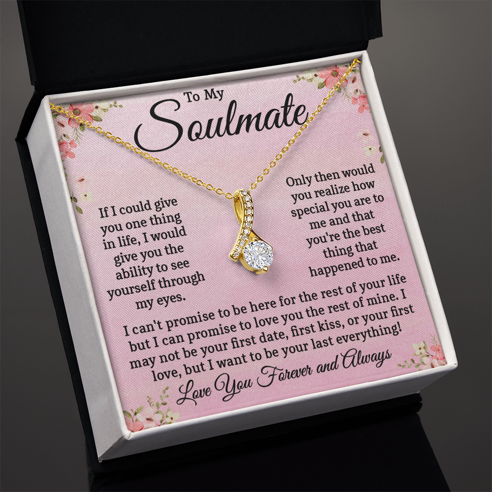 My Soulmate Necklace – Meaningful Valentine's Day Gift for Wife, Girlfriend, or Future Wife