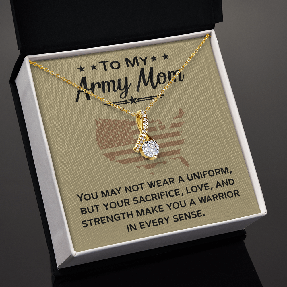 Elegant Necklace with gift box and heartfelt message