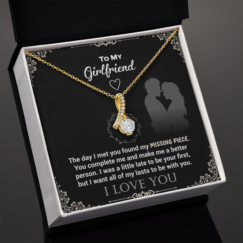 To My Girl - I Found My Missing Piece in You, My Forever Love - Alluring Beauty Necklace