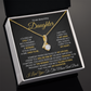 To My Beautiful Daughter - Alluring Beauty Necklace With Gift Box