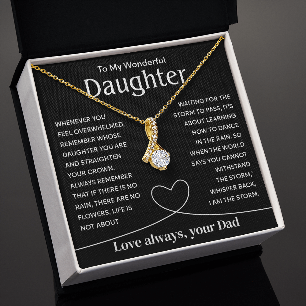 To My Wonderful Daughter - Just Hold This Closed to Feel My Love