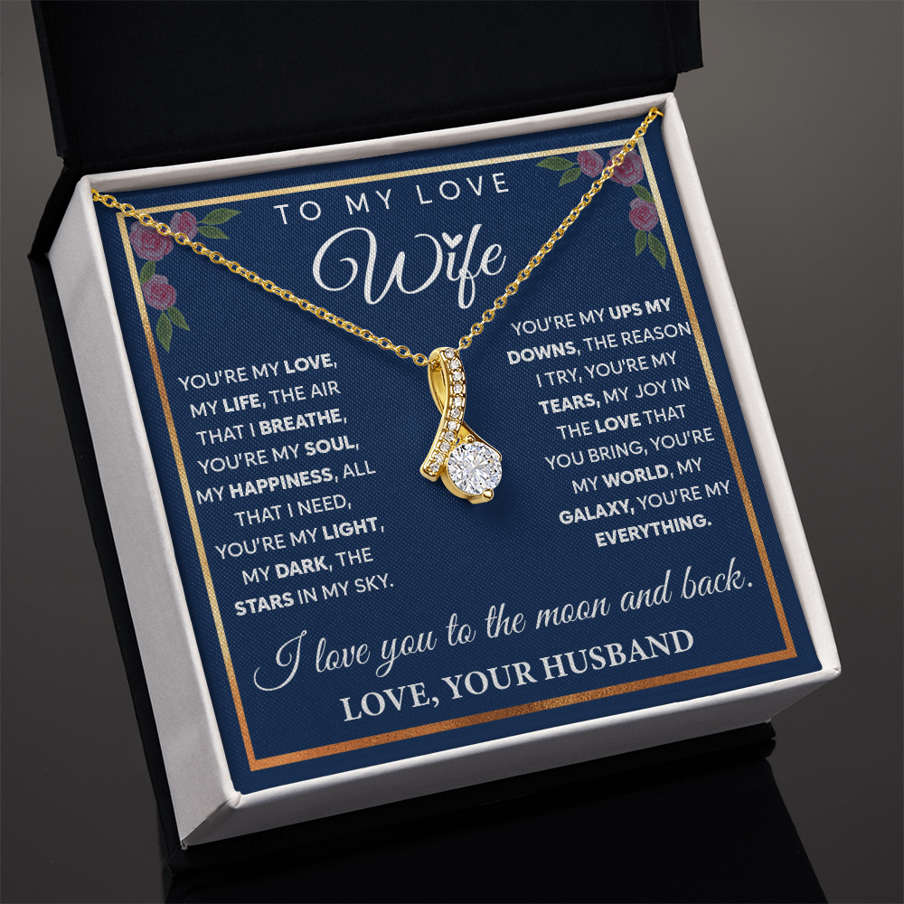 Jewelry for My Wife Alluring Beauty Necklace, Gift for Her Romantic