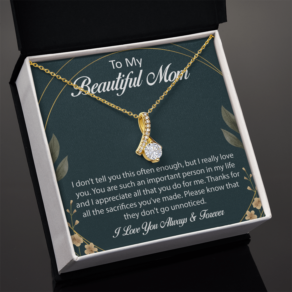 Alluring Beauty Necklace – Meaningful Gift for First-Time Moms