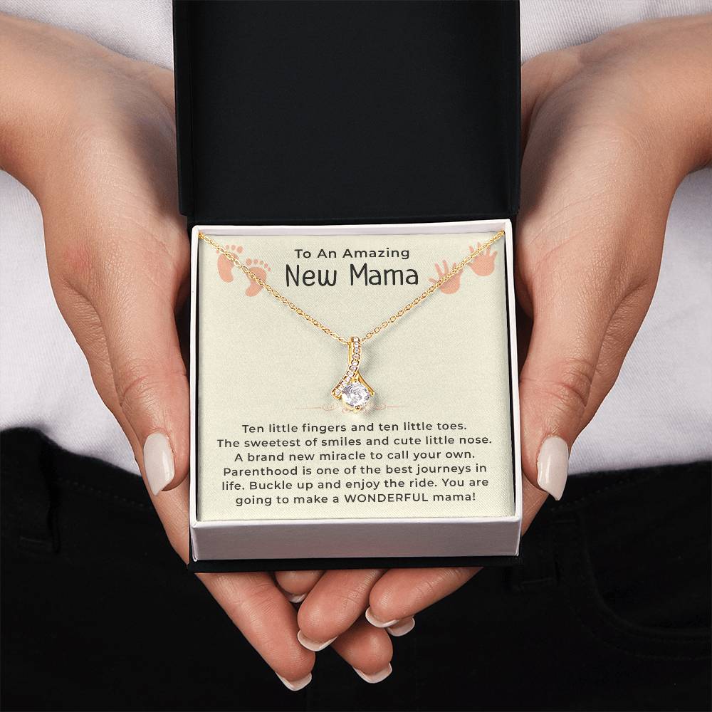 Mama Necklace for Women | Pendant Gifts for New Mom, Mom To Be Necklace | First Mother's Day, Pregnancy Gifts for First Time Mothers - Alluring Beauty