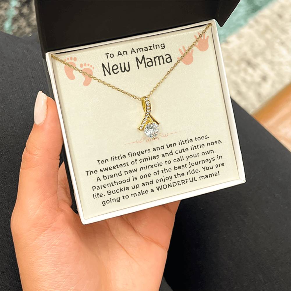 Mama Necklace for Women | Pendant Gifts for New Mom, Mom To Be Necklace | First Mother's Day, Pregnancy Gifts for First Time Mothers - Alluring Beauty