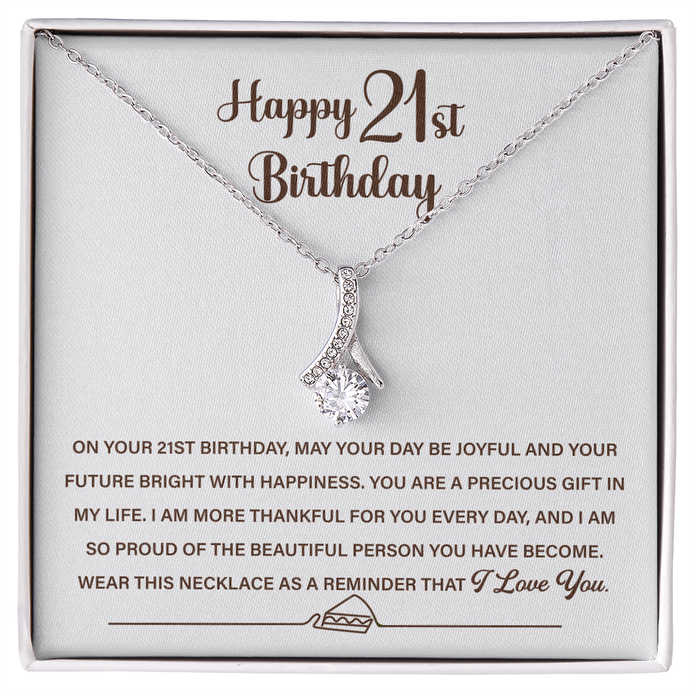 21st Birthday Gift for her Jewelry Gifts From Mom & Dad