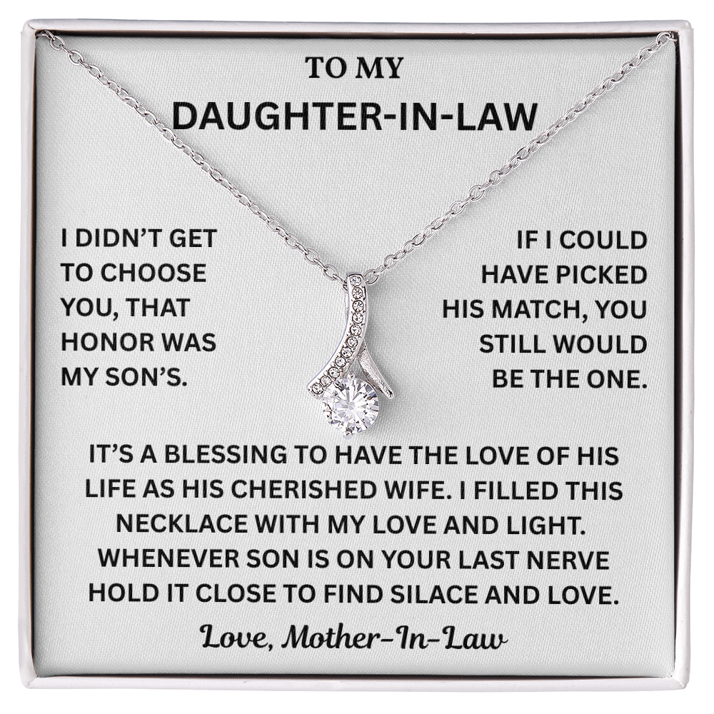 Daughter-in-Law Birthday Gifts Stainless Steel Jewelry From Mom Dad
