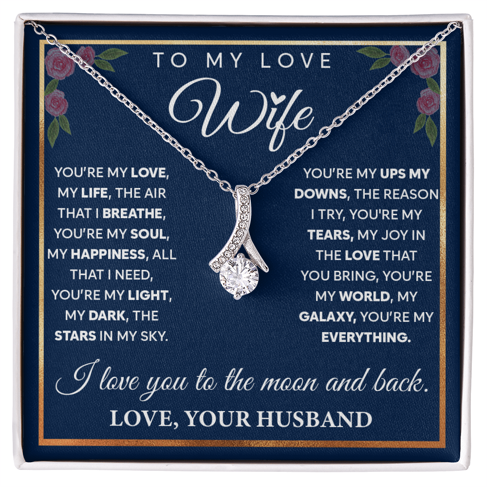 Jewelry for My Wife Alluring Beauty Necklace, Gift for Her Romantic