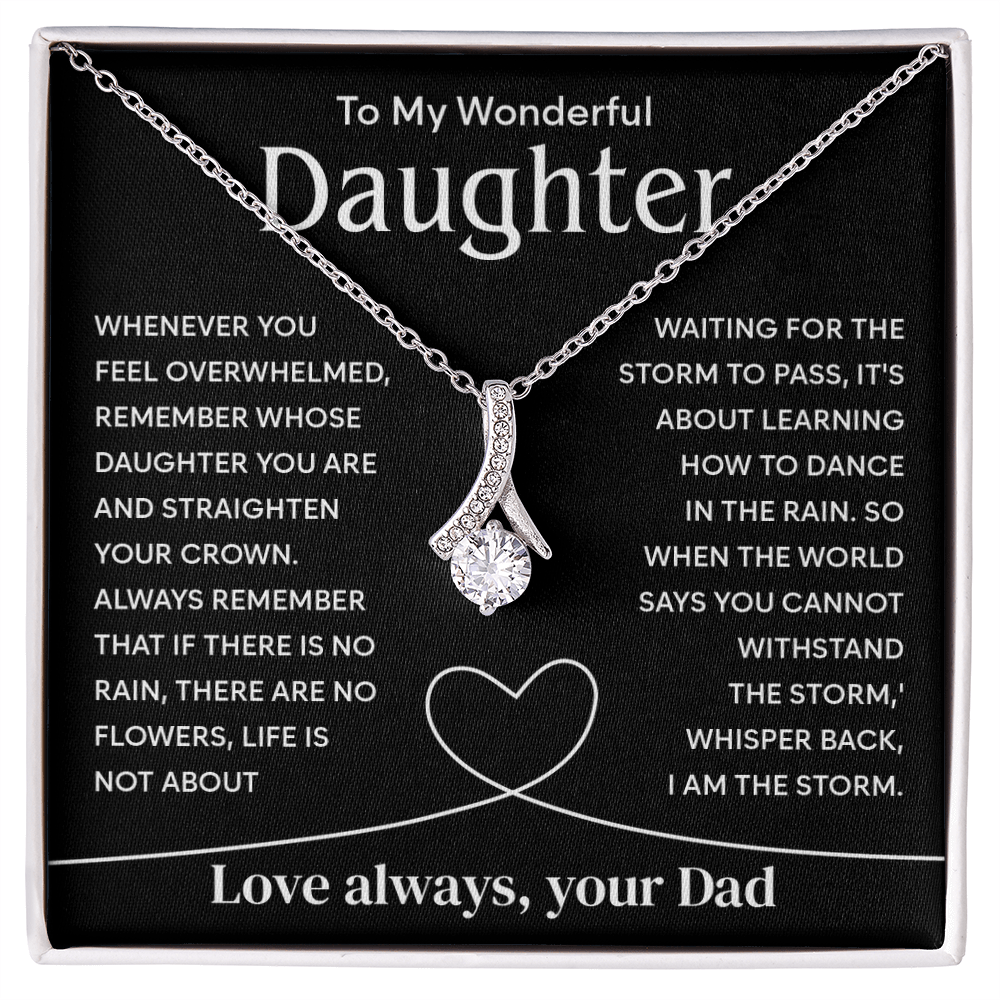 To My Wonderful Daughter - Just Hold This Closed to Feel My Love