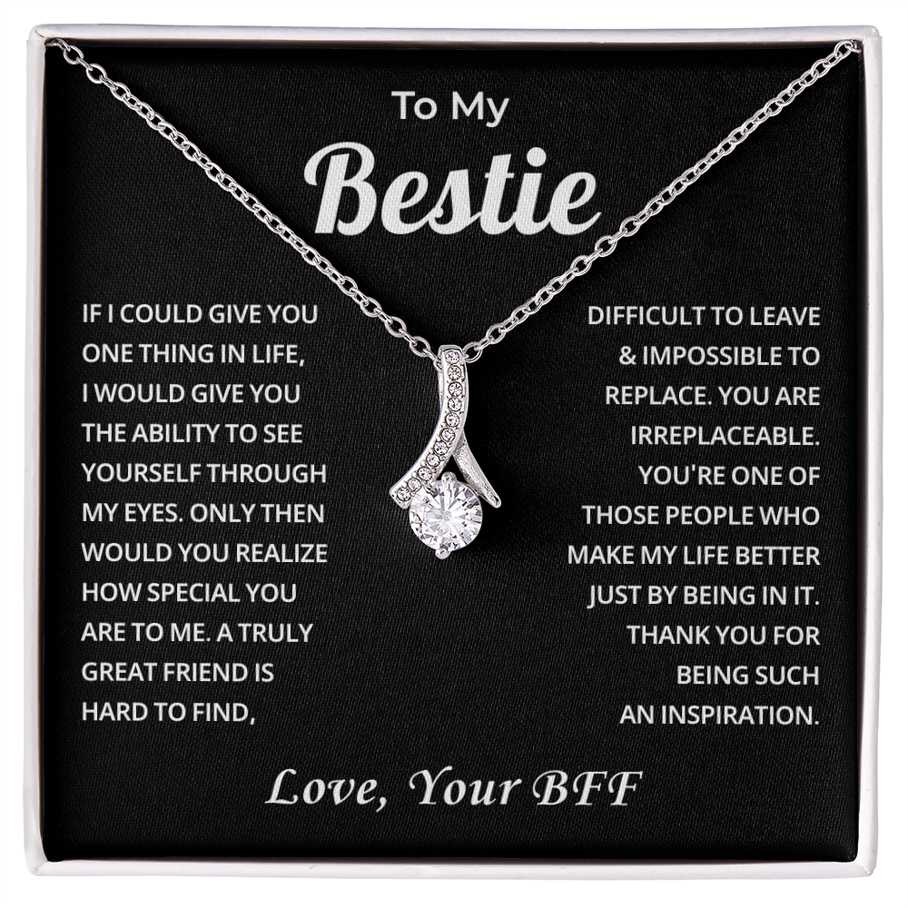 Best Friend Necklace, Gift for My Bestie, Encouragement Gift for Friend
