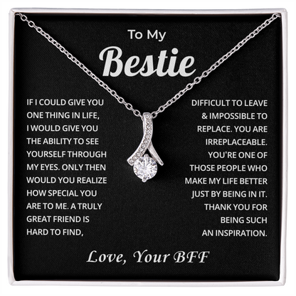 Best Friend Necklace, Gift for My Bestie, Encouragement Gift for Friend