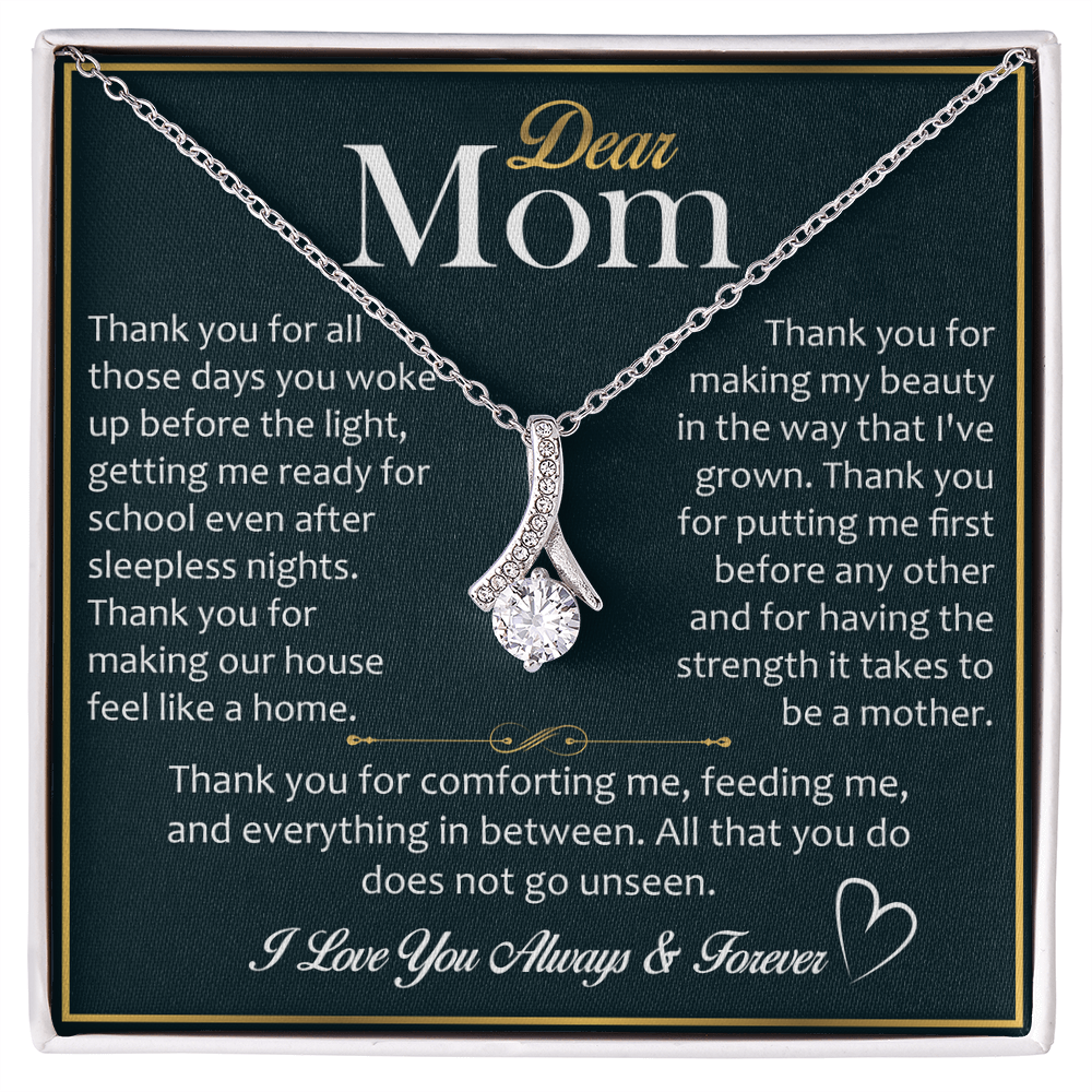 Best Gift for Mom – Alluring Beauty Necklace, A Special Jewelry Gift for New Mom