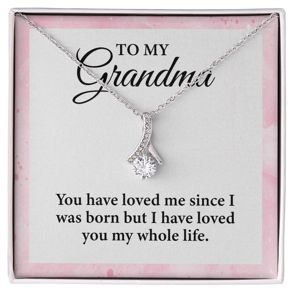 Surprise your grandma with a stunning Alluring Beauty Necklace. A personalized and heartfelt gift to celebrate her love and wisdom.