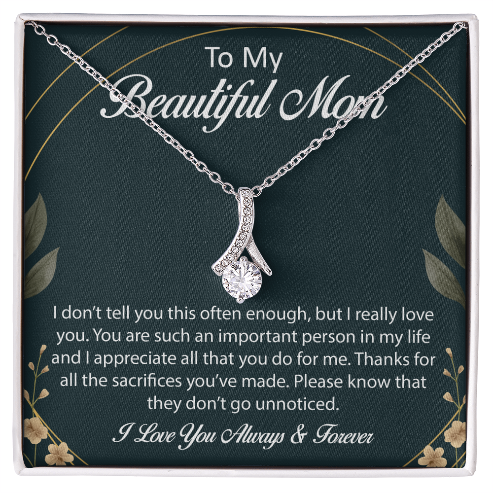 Alluring Beauty Necklace – Meaningful Gift for First-Time Moms