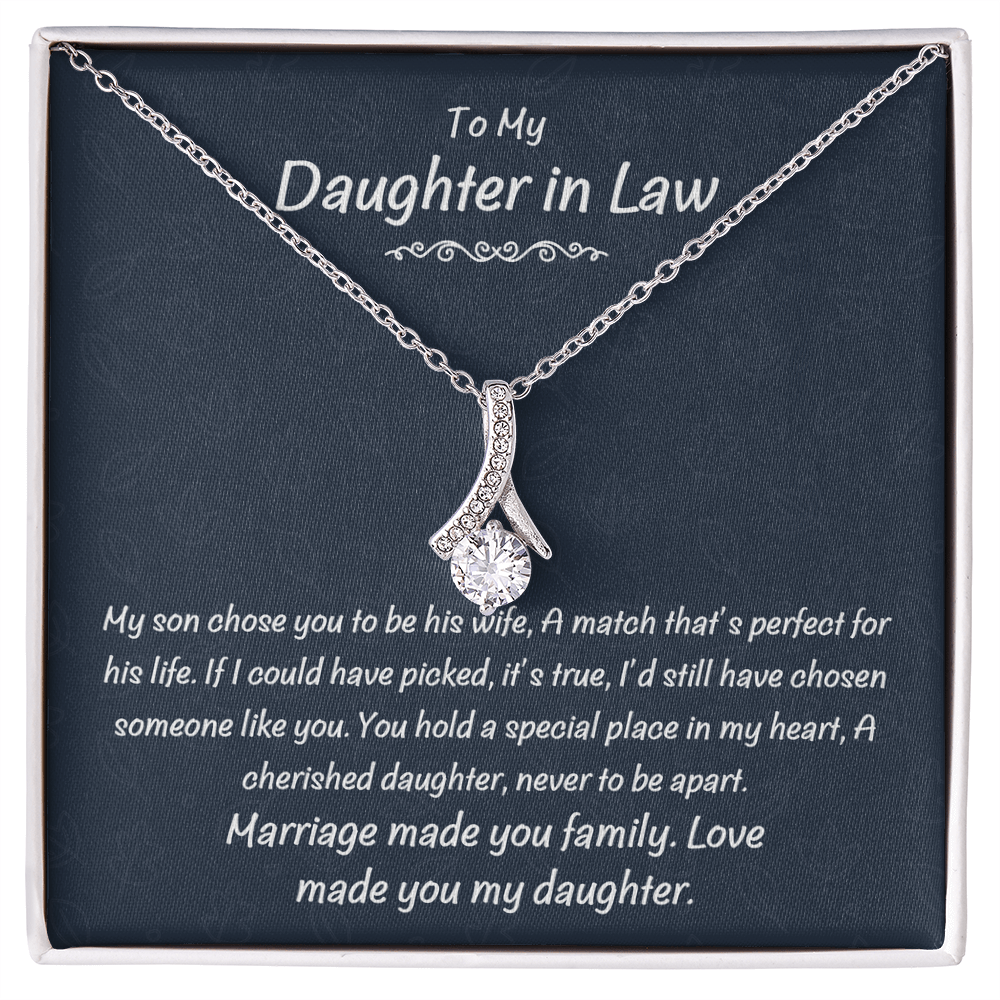 New! Daughter-in-law Wedding Gift, Jewelry From Mother-in-law