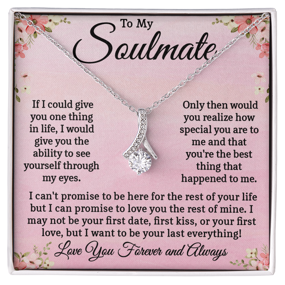 My Soulmate Necklace – Meaningful Valentine's Day Gift for Wife, Girlfriend, or Future Wife