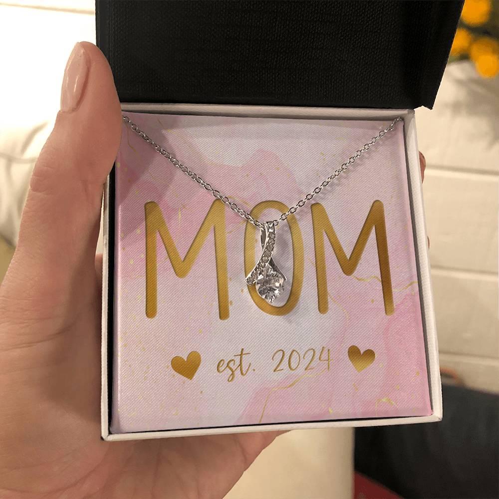 New Mom Gifts for Women Alluring Beauty Necklace - Pregnancy Gifts for First Time Moms, Expecting Mothers | Expecting Mother Gifts for Christmas