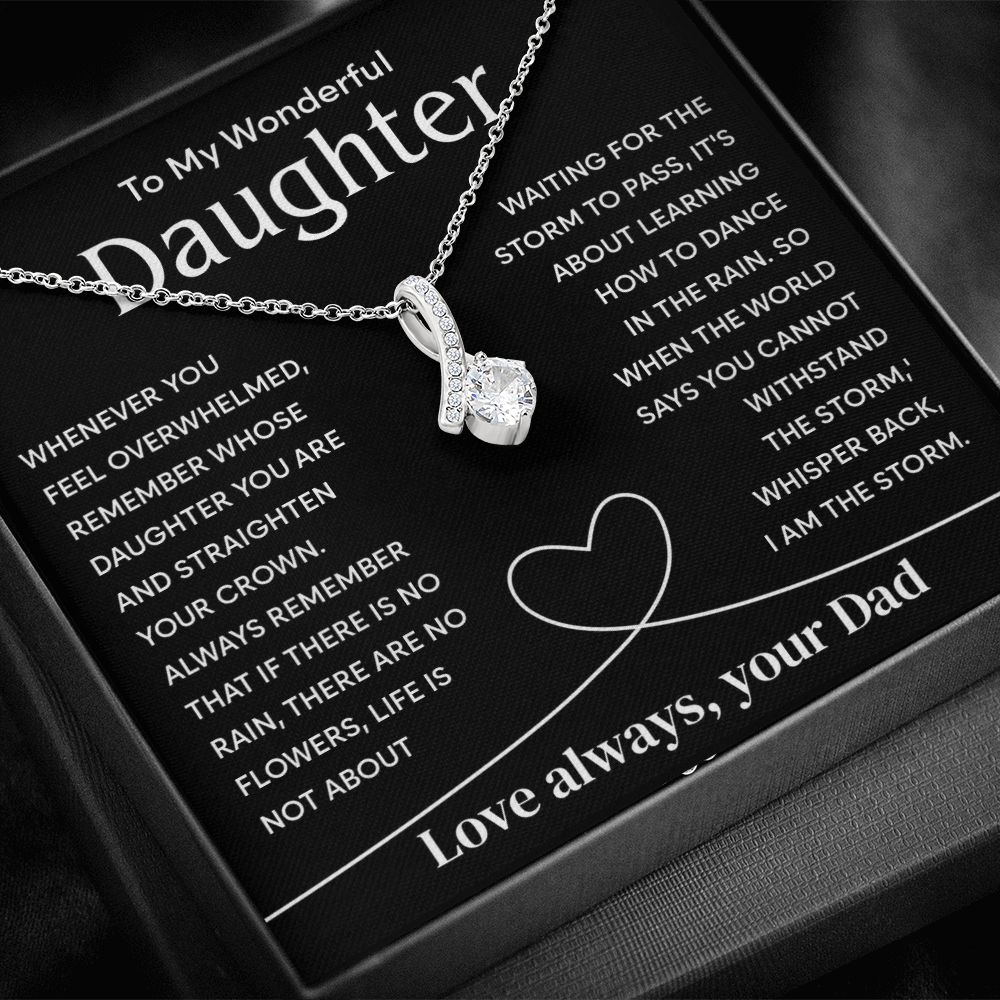 To My Wonderful Daughter - Just Hold This Closed to Feel My Love