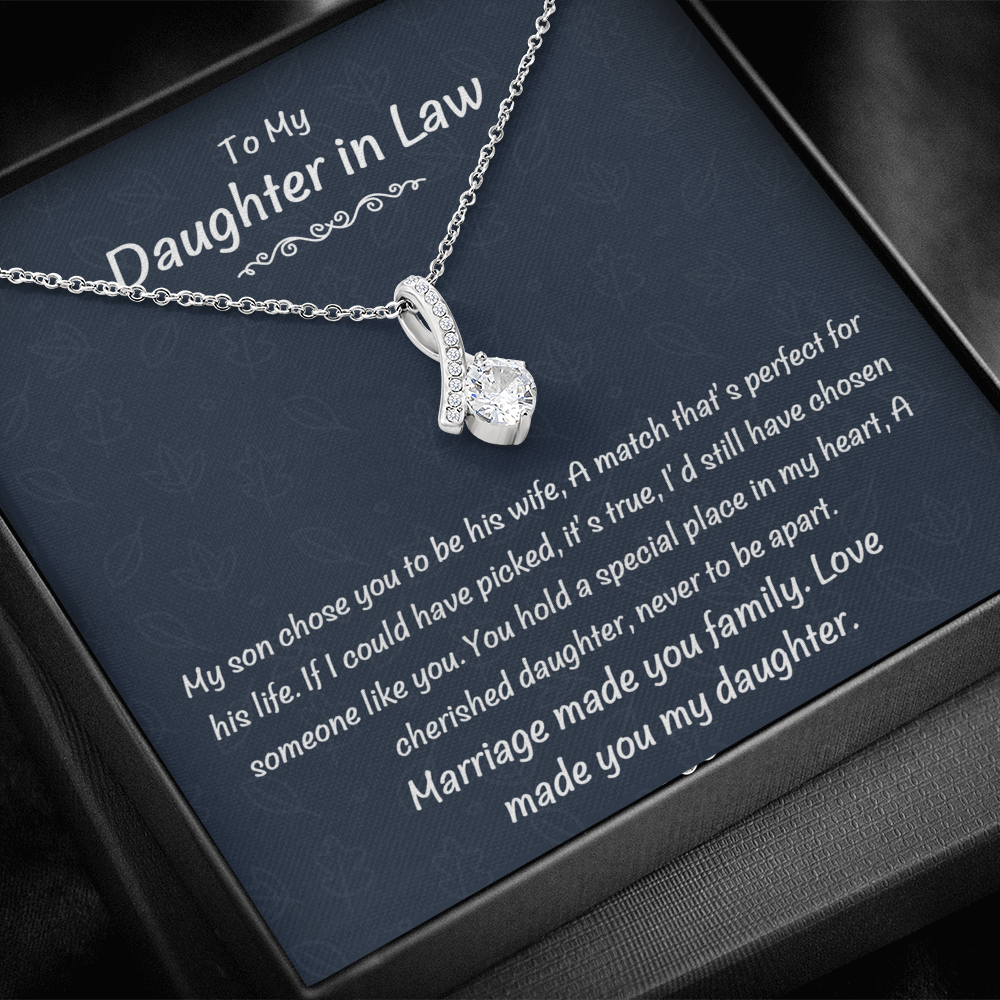 New! Daughter-in-law Wedding Gift, Jewelry From Mother-in-law
