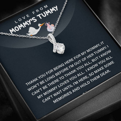 To My Mom Alluring Beauty Necklace, Gifts for First Time Mom