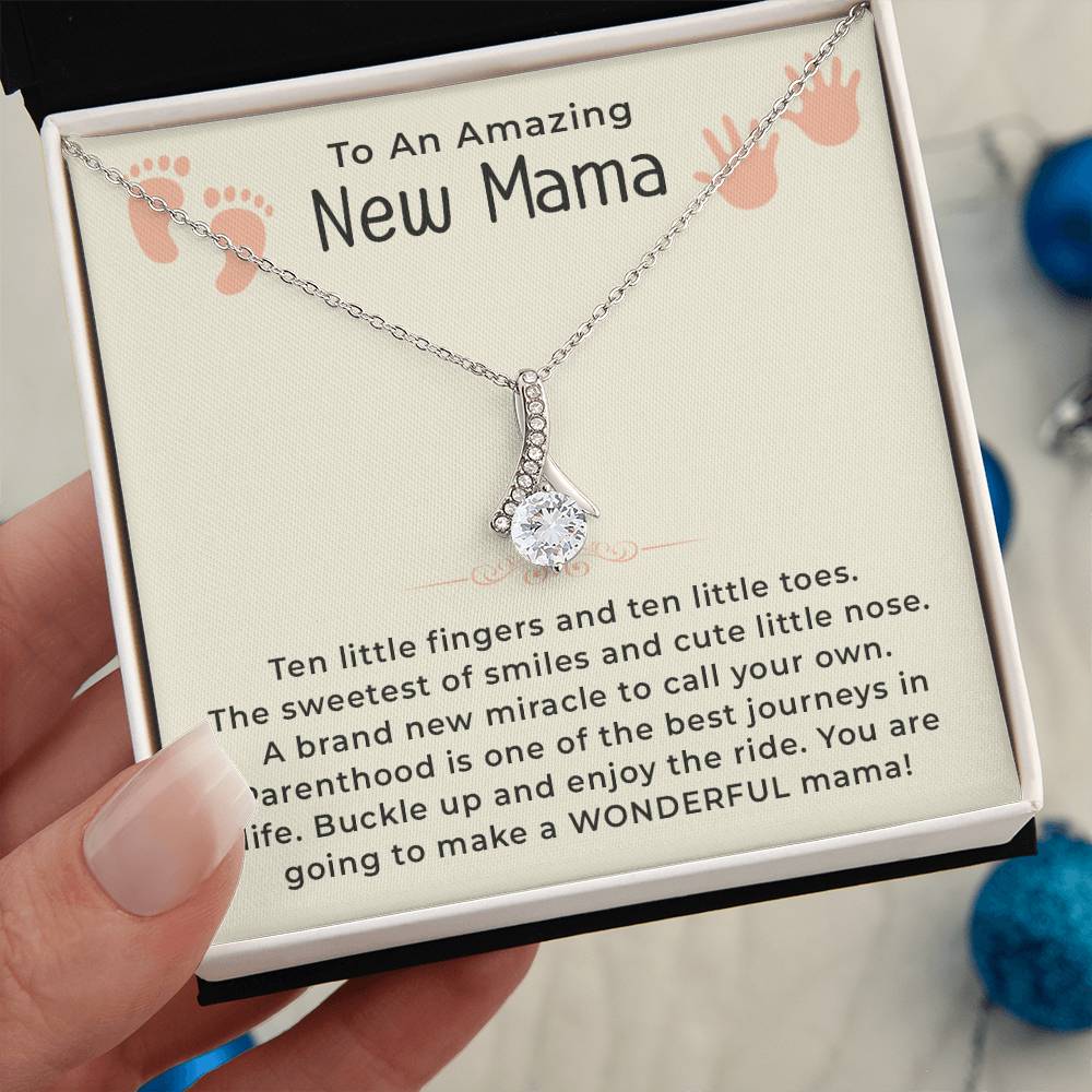 Mama Necklace for Women | Pendant Gifts for New Mom, Mom To Be Necklace | First Mother's Day, Pregnancy Gifts for First Time Mothers - Alluring Beauty