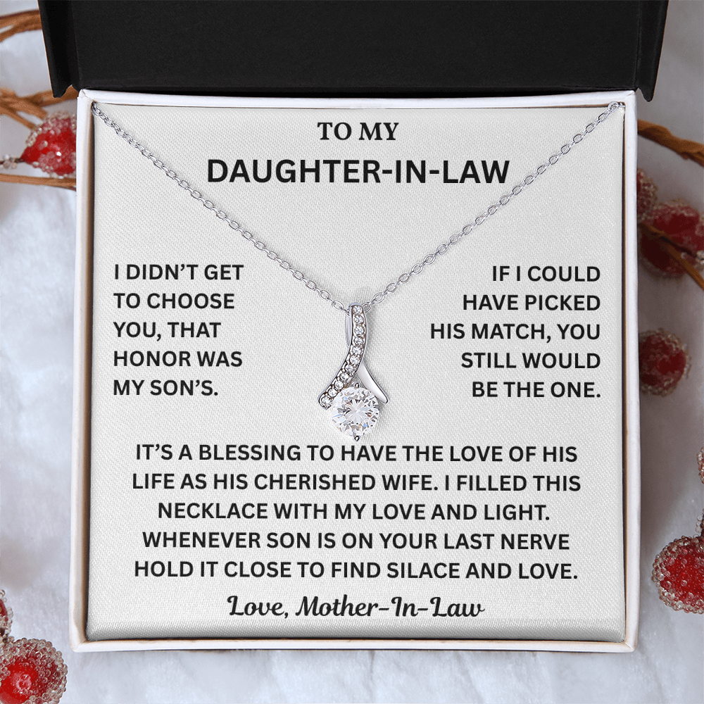 Daughter-in-Law Birthday Gifts Stainless Steel Jewelry From Mom Dad