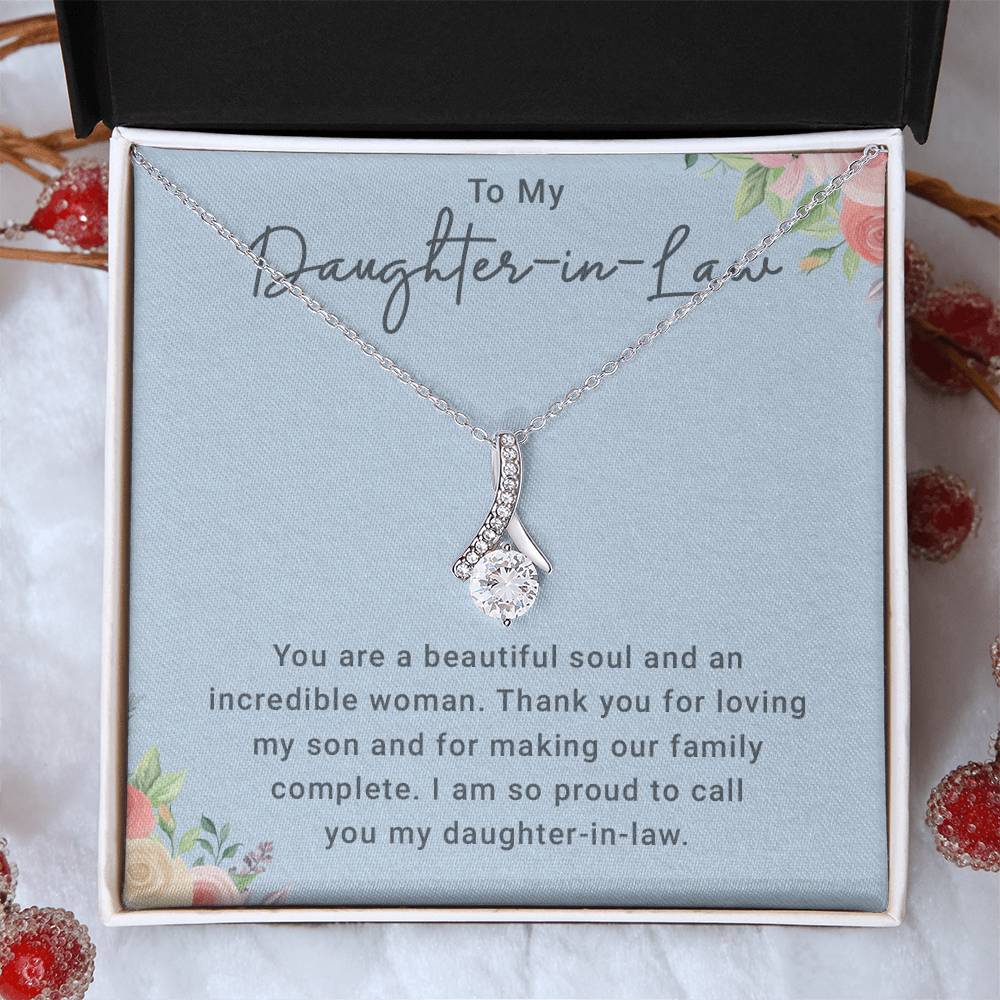 Daughter in Law Gifts From Mother in Law, Daughter In Law Gifts For Women Necklace