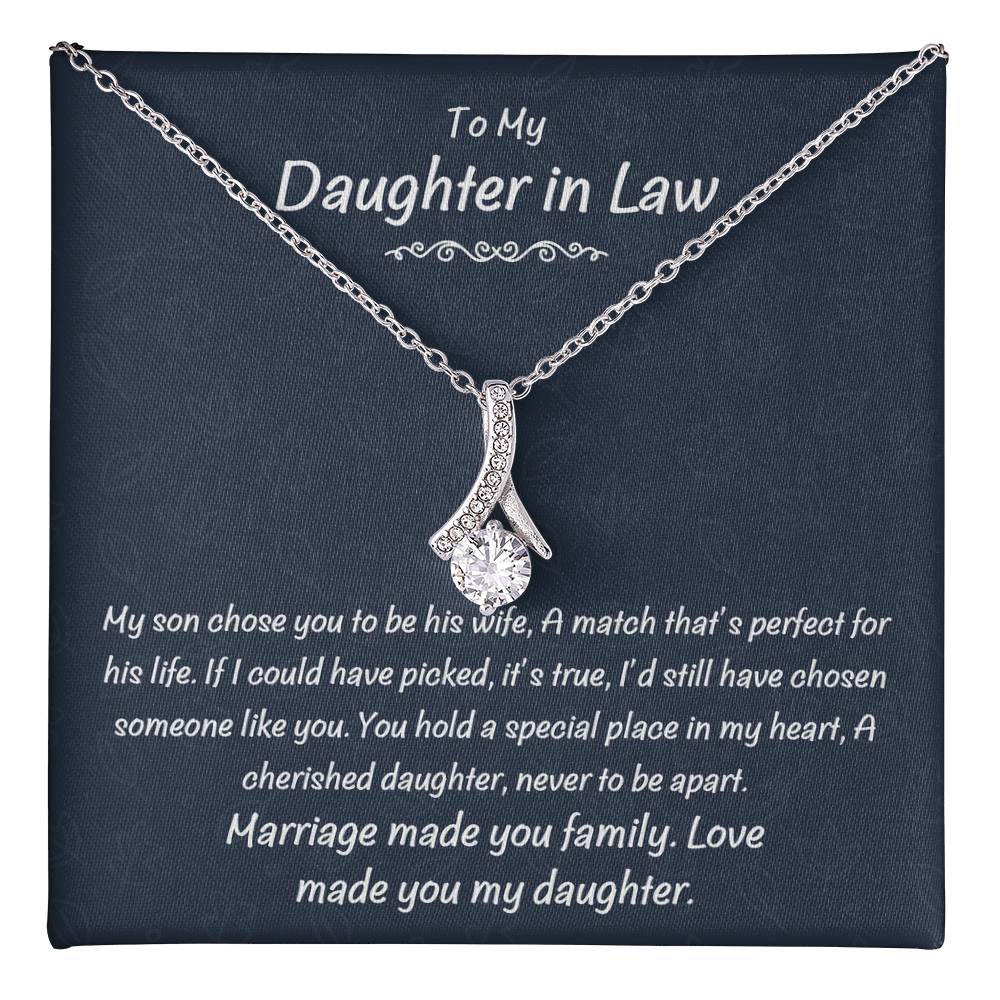 New! Daughter-in-law Wedding Gift, Jewelry From Mother-in-law