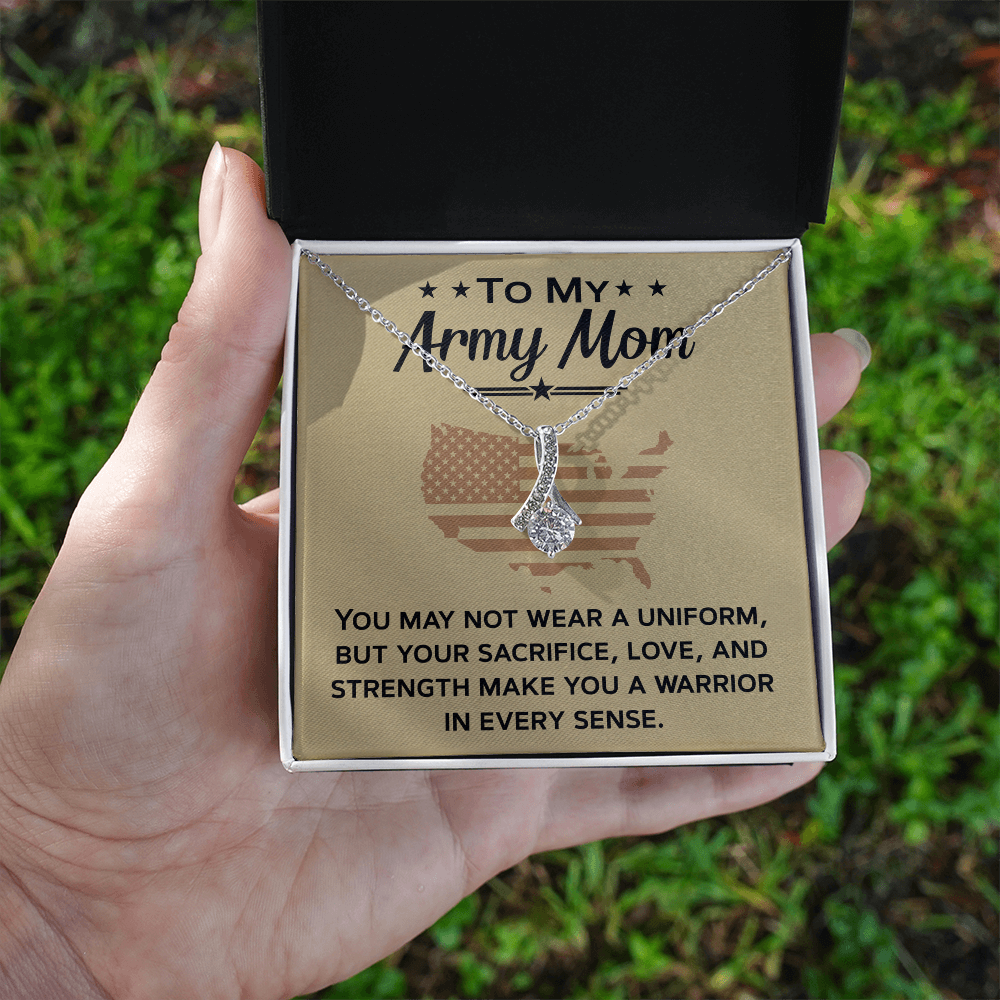 Elegant Necklace with gift box and heartfelt message