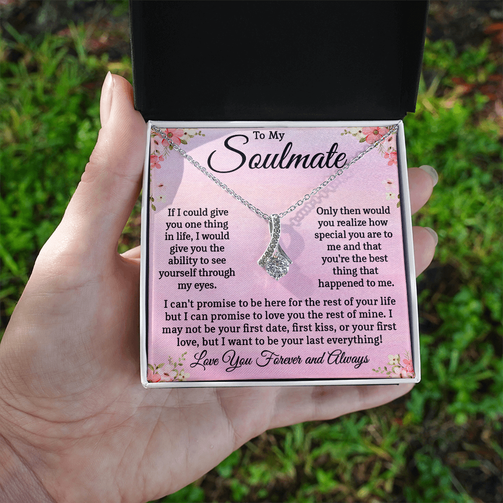 My Soulmate Necklace – Meaningful Valentine's Day Gift for Wife, Girlfriend, or Future Wife