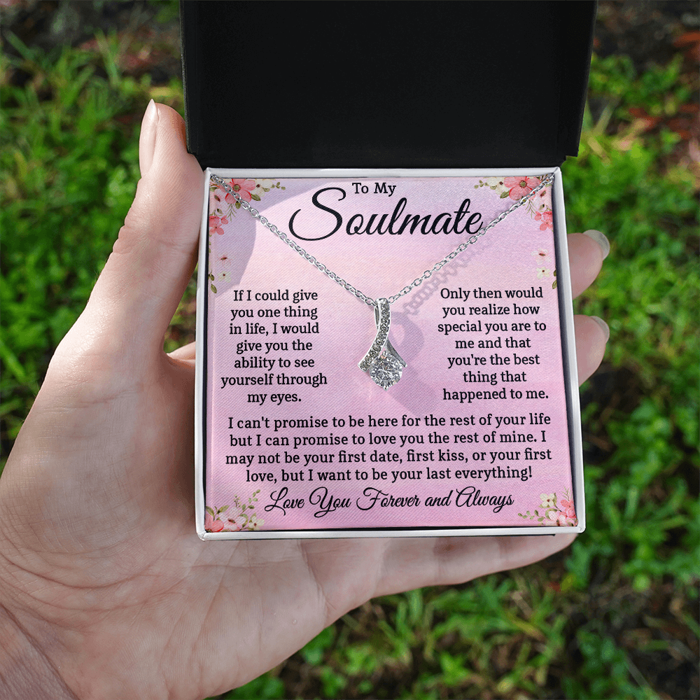 My Soulmate Necklace, Valentine's Day Gifts For Her, Gift for Wife, Girlfriend, or Future Wife Valentines, Birthday, Jewelry