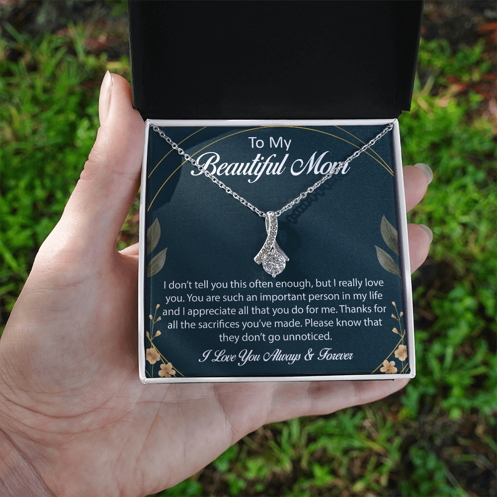 Alluring Beauty Necklace – Meaningful Gift for First-Time Moms